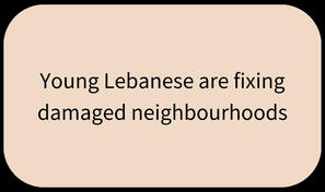 Young Lebanese are fixing damaged neighbourhoods